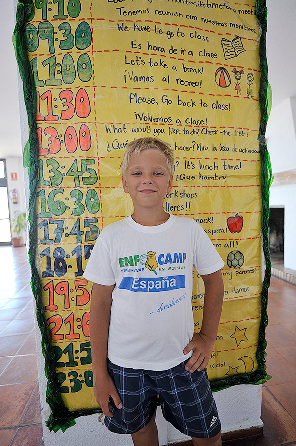 un dia en campamento